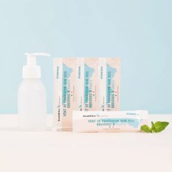 Naturlig tandkrm Pimpant Mint Pumpflaska + 4 pfyllningar