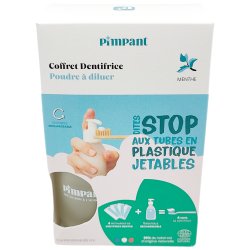 Naturlig tandkrm Pimpant Mint Pumpflaska + 4 pfyllningar