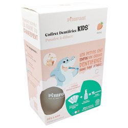 Naturlig barntandkrm Pimpant Jordgubbspumpflaska + 4 pfyllningar