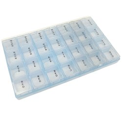 Pilleboks 7-dages Masterplast Pilleske 28 Rum