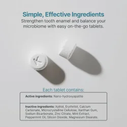 Hydroxyapatite Mundskyl Tabletter KAYLAAN Xylitol &amp; Mint (90 stk.)