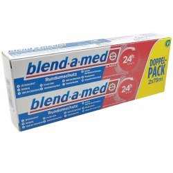 Blend-a-med klassisk tannkrem 2 x 75 ml. 