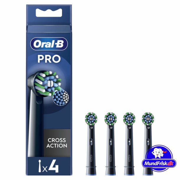 Oral-B PRO CrossAction BLACK 4 Stk. Brstenkpfe