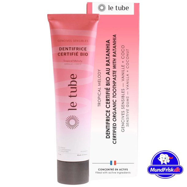 Luomu Sensitiv Aloe Vera Hammastahna Le Tube Tropical Melody 75ml