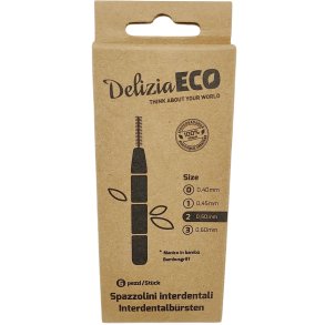 Bredygtige Mellemrumsbrster Delizia Eco 0.50 mm ISO 2