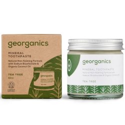 Organisk mineraltandkrm Georganics Tea Tree Fluoride Free 120 ml