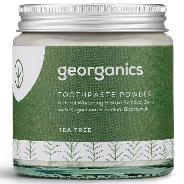 Naturlig tandkrm Powder Georganics Tea Tree 60 ml