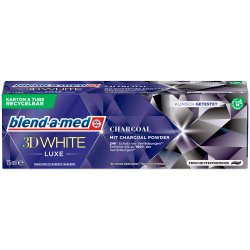 3D White Hammastahna Blend-a-med CHARCOAL 75ml