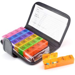 Pilleboks 7-dages Mappe med Pillebokse