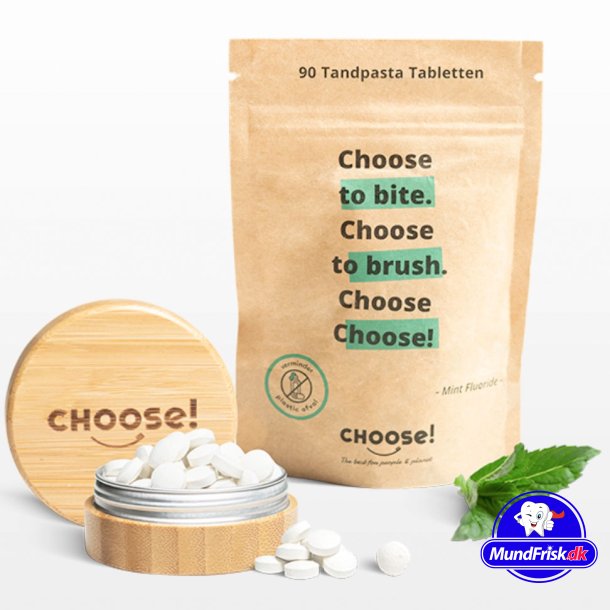 Tannkremtabletter CHOOSE! Startpakke