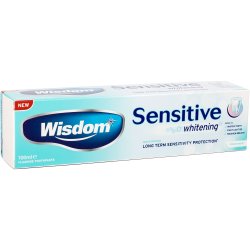Sensitiv Tandpasta Wisdom Sensitive + Whitening 100 ml.