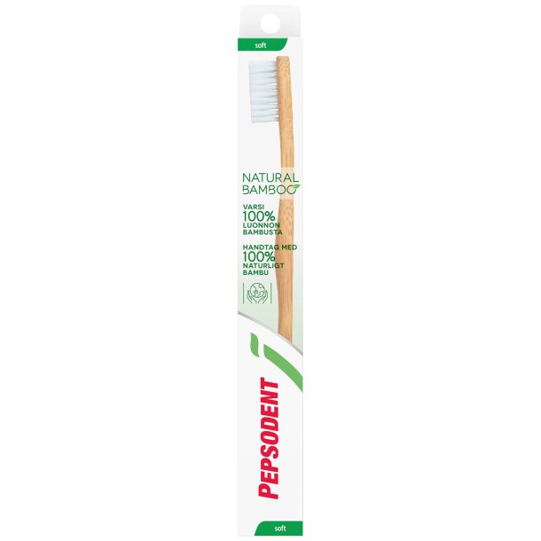 Bambus Tandbrste Pesodent Natural Bamboo Soft