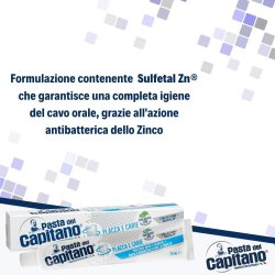 Italiensk Tandpasta Pasta del Capitano Plaque &amp; Cavities 100 ml.