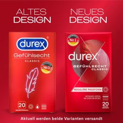 Durex Kondomer 20 st. Klassisk Feel Thin