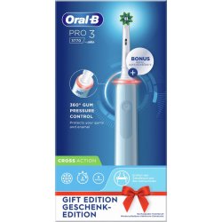 Oral-B Pro 3 3770 Elektrisk tandborste Sensitive + Extra borsthuvud