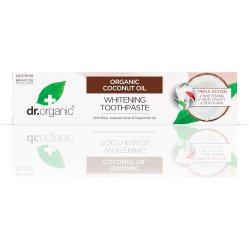 kologisk Whitening Tandpasta Dr. Organic Coconut Oil 100 ml.