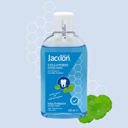 Mundskyl Gotu Kola &amp; Fluor Jacklon Extra Mint 400 ml.