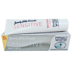Hydroxyapatit Tandpasta BEVERLY HILLS FORMULA Sensitive Whitening 100 ml.
