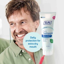 Tandkrm utan smak mot muntorrhet Tepe Pure 75 ml.