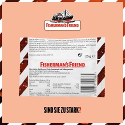 Fishermans Friend COLA Sukkerfri Halstabletter 25g