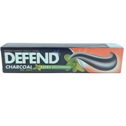 Charcoal Tannkrem DEFEND Extra Whitening Mint 75 ml.