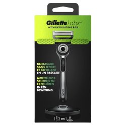 GilletteLabs Razor + Magnetic Dock + 3 Razor Blades