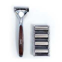 Wilkinson Sword Quattro Essential 4 VINTAGE Barberskraber + 5 Barberblade