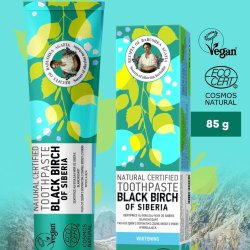 Naturlig Tandpasta GRANDMOTHER Agafia Black Birch of Siberia 85 gr.