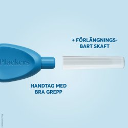 Plackers Gap borstar 6 st. Gentle Brush 0,6 mm ISO 3 BL