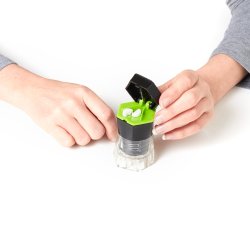 Vitility Pill Processor Pill Box med 5 funktioner