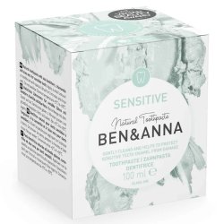 Naturlig Whitening tannkrem BEN &amp; ANNA Sensitive 100 ml.