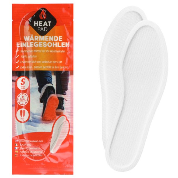 Wrmende Sohlen. Kopfpolster. Wrmende Einlegesohlen