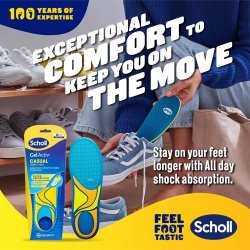 Scholl GelActiv Everyday Indlgssler NY MODEL Small 35,5-40,5