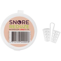 SnoreReduze Stop Snorken 4 stk. Nsekegler for bedre vejrtrkning
