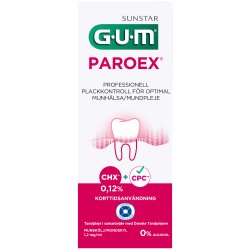 GUM Chlorhexidin Mundwasser Paroex 0,12 % 300 ml