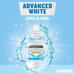 Listerine Advanced White Gentle Flavour Mundskyl 500 ml.