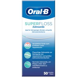Oral-B Super Floss Tanntrd 50 pcs. NY emballasje