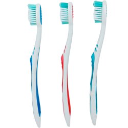 Miljvenlige Tandbrster 3 stk. Wisdom Green Clean Medium