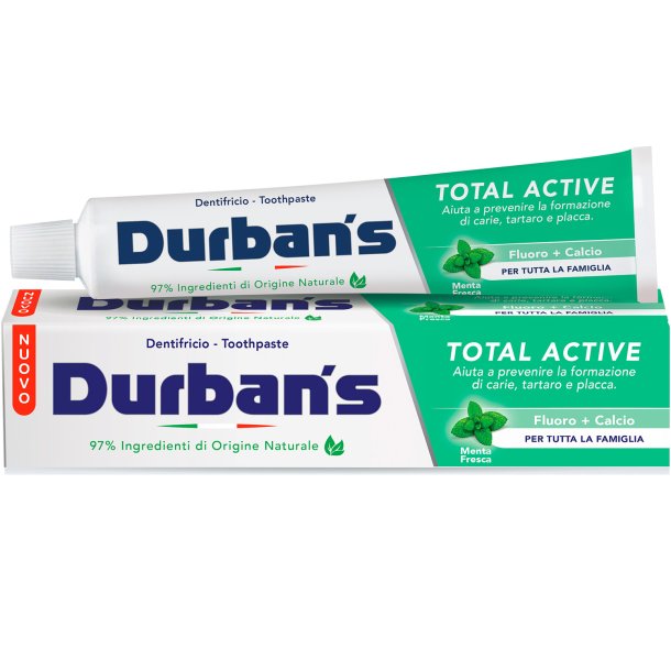 Durban's Toothpaste Total Active Fresh Mint 75 ml.