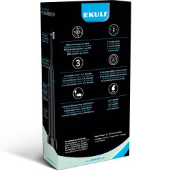 Ekulf PowerBrush Oscillating Elektrisk Tandbrste Black