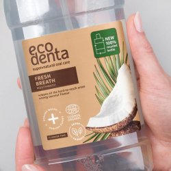 Ekologisk Munvatten ECODENTA Fresh Breath Coconut &amp; Xylitol 500 ml