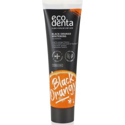Natural Whitening Tandkrm ECODENTA Black Charcoal Orange 100 ml