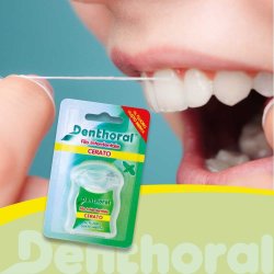 DENTHORAL Tandtrd PFAS-fri Vaxad Fluor + Mint 50 mtr.