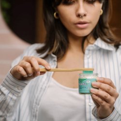 Naturlig tannkrem pulver ZEROLLA Eco Natural Double Mint 60 ml