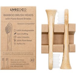 Bredygtige Brstehoveder Til Philips LIVECOCO 2 stk.