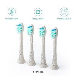 Plantebaserede Brstehoveder til Philips Sonicare BOOHEADS SoniBio 4 stk.