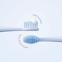 Brstehoder til Ordo Sonic Battery Elektriske tannbrster for barn 2 pcs. Squishmallows Samir