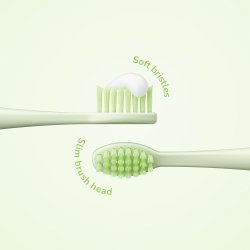 Borsthuvuden till Ordo Sonic Battery Elektriska tandborstar fr barn 2 st. Squishmallows Rutabaga