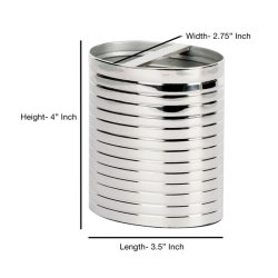 Nu Steel Tandbrsteholder Astoria Ribbed Rustfrit Stl