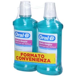 Oral-B Munnvann 2 x 500 ml tenner og Gums Mint alkoholfri